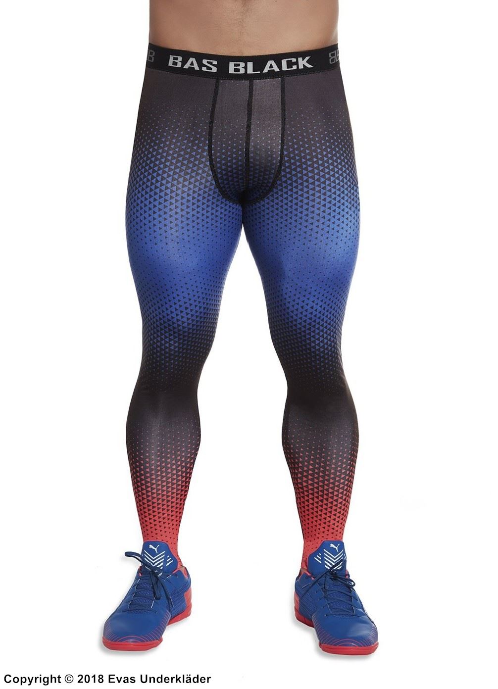Men's training tights, multi-color